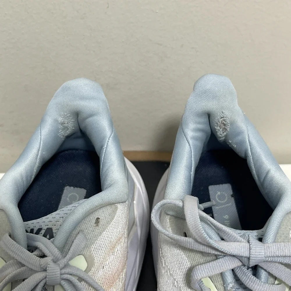 Hoka Arahi 6 Running Shoes Women 10.5 B Stability Blue Peach Sneakers Athleisure